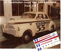 SCF1701 #33 Gordon Bishop 41 Studebaker Coupe