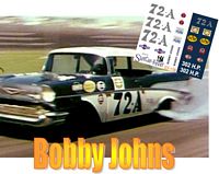 SCF1706-C #72-A Bobby Johns 57 Chevy