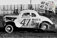 SCF1726-C #47 Barry Kettering 37 Ford Coupe at the CLE race track here in Thunder Bay