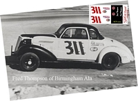 SCF1727 #311 Fred Thompson 37 Chevy coupe