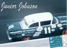 SCF1731-C #11 Junior Johnson 57 Ford