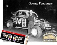 SCF1754 #14 George Pendergast T-Bird powered modified coupe