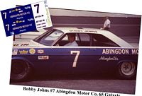 SCF1762-C #7 Bobby Johns 65 Ford Galaxie
