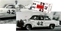 SCF1815-C #42 Lee Petty 1952 Chrysler at Corbin Speedway in 1954