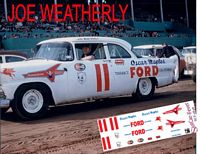 SCF1848 #11 Joe Weatherly 55 Ford