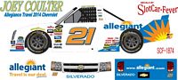 SCF1874 #21 Joey Coulter Allegiant 2014 Chevy Silverado