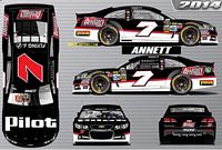 SCF1884 #7 Michael Annett Allstate Peterbilt 2014 Chevy