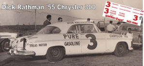 SCF1906 #3 Dick Rathman 55 Chrysler 300