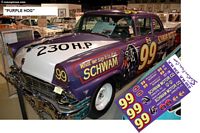 SCF_196-C #99 Curtis Turner "Purple Hog" '56 Ford