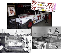 SCF2067 #77 Joe Lee Johnson 1957 Honest Charley Speed Shop Chevy Convertible