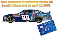 SCF2068 #88  Dale Earnhardt Jr 2015 Goody's Xfinity Camaro