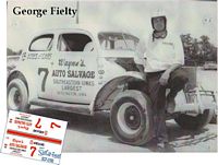 SCF2193 #7 George Fielty 1937 Ford Slantback modified