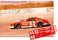 SCF2196 #53 Scott Hanson ARTGO Budweiser Pontiac Firebird