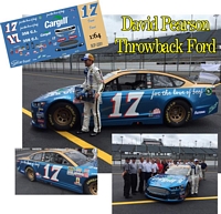 SCF2201-C #17 Ricky Stenhouse Jr. Cargill David Pearson Throwback 2015 Ford