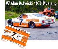 SCF2237-C #7 Alan Kulwicki 1970 Hooters Mustang