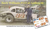 SCF2334 #133 Buck Williams modified coupe