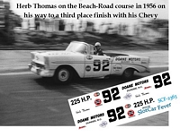 SCF2363 #92 Herb Thomas 1956 Chevy Convertible