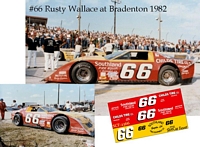 SCF2366-C #66 Rusty Wallace at Bradenton 1982