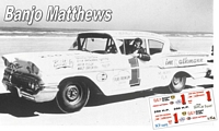 SCF2405 #1 Banjo Matthews 58 Chevy Chevy