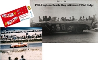 SCF2487 #8 Roy Atkinson 1956 Daytona Beach - 1956 Dodge
