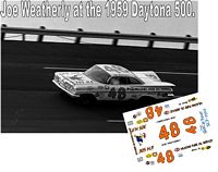SCF2502 #48 Joe Weatherly 59 Chevy at the 1959 Daytona 500