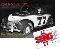 SCF2511 #77 Bud Koehler 1940 Ford coupe