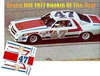 SCF2627 #47 Bruce Hill 1977 Rookie Of The Year