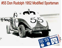 SCF_264-C #55 Don Rudolph 1952 Modified Sportsman