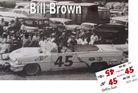 SCF2651 #45 Bill Brown 1955 Mercury convertible