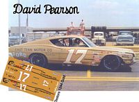 SCF2677-C #17 David Pearson's 1968 Gold Ford Torino