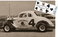 SCF2766  #4 Rusty Hartman Case Dairy Products modified coupe