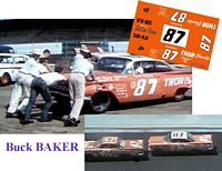 SCF2811-C #87 Buck Baker 1959 Chevy