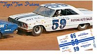 SCF2824 #59 Tiger Tom Pistone 1964 Ford