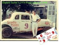 SCF2828 #9 Darrell Taylor 1934 Ford coupe ca 1968