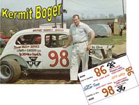 SCF2865 #98 Kermit Boger 1937 Ford Slantback