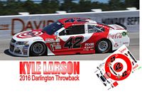 SCF2892#42 Kyle Larson retro look at Darlington 2016