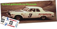 SCF2929-C #3 Paul Goldsmith 63 Plymouth