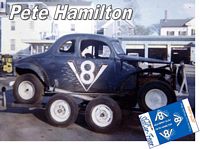 SCF2952 #V8 Pete Hamilton at Norwood Mass. Speedway in the early part of his career.