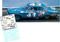 SCF2974-C #43 Richard Petty 1962 Plymouth