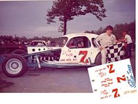 SCF2992 #7A Steve Hall modified coupe 1971 Albany-Saratoga