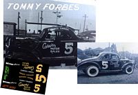 SCF3052 ##5 Tom Forbes of Toronto Canada,1952 Modified Sportsman race Daytona Beach