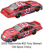 SCF_319-C #33 Tony Stewart 2005 Nationwide Old Spice Chevy