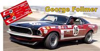SCF3307-C #16 George Follmer Mustang