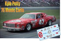 SCF3624-C #42 Kyle Petty 1976 STP Chevy Monti Carlo