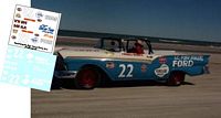 SCF4212-C #22 Fireball Roberts 57 Ford Convertible