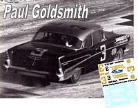 SCF4316-C #3 Paul Goldsmith Smokey Yanick's 57 Chevy