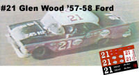 SCF_439-C #21 Glen Wood 57-58 Ford
