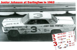 SCF_463 #3 Junior Johnson 62 Pontiac at Darlington in 1962