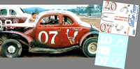 SCF4630-C #07 Dave Turene of Mahopac, NY at the Onteora Speedway in Olivebridge, N.Y., in the track's inaugural season, 1960