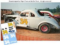 SCF_541-C #34 Wendell Scott modified coupe